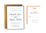 Lace- Free Wedding Invitation Template