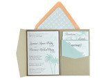 Beachy - Free Wedding Invitation 5x7 Template Suite