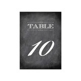 Elegant Chalkboard - Table Numbers