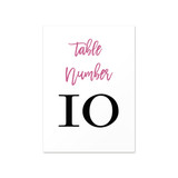 Simply Elegant - Table Numbers