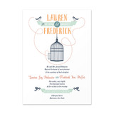 Bird Cage - Invitation Card (5"x7")