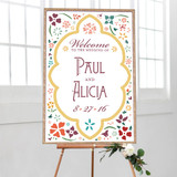 Wedding Welcome Flower Tin - Wedding Sign (24x36)