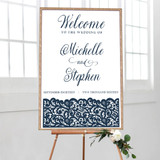 Wedding Welcome Lace - Wedding Sign (24x36)