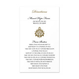 Damask - Directions Insert (4.125" x 7")