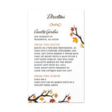Fall Leaves - Directions Insert (4.125" x 7")