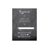 Chalkboard - RSVP Card (A2)