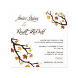 Fall Leaves - Invitation Card (5.625" x 5.625")