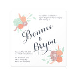Hand Drawn Flowers - Invitation Card (5.625" x 5.625")
