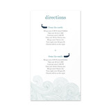 Ocean Waves - Directions Insert (3.5" x 6.5")