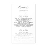 Classic Cursive - Directions Insert (4.125" x 7")