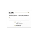 Modern Arrows - RSVP Card (3.5"x5") Landscape