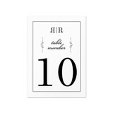 Modern Monogram - Table Numbers