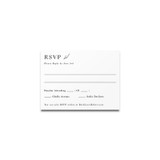 Simple Leaves - RSVP Card (A2)