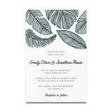 Simple Tropical A9 Invitation Card (5.5"x8.5")