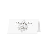 Classic Damask - Custom Folded Place Cards (25 Pack)