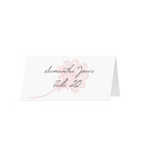 PAISLY FLORAL - Custom Folded Place Cards (25 Pack)