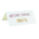 Brush Strokes - Custom Folded Place Cards (25 Pack)