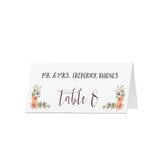Woodland Watercolor - Custom Folded Place Cards (25 Pack)