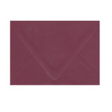 Imperfect A7 Euro Flap Burgundy Envelope - Size Variation