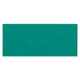 No 10 Euro Flap Island Teal Envelope