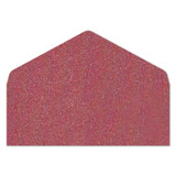 No.10 Euro Flap Envelope Liners  Glitter Crimson
