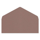 No.10 Euro Flap Envelope Liners  Nubuck Brown