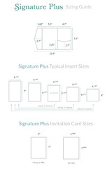 Signature Plus Pocket Invitation Vellum White