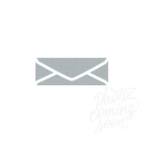 Imperfect No. 10 Euro Flap Dusty Blue Envelope - Adhesive Issue