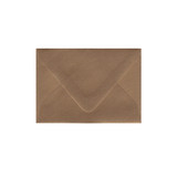 Imperfect RSVP Euro Flap Antique Gold Envelope - Adhesive Issue