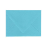 Imperfect A6 Euro Flap Turquoise Envelope - Cut Variation