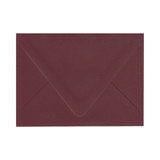 Imperfect A7.5 Euro Flap Claret Envelope - Adhesive Issue