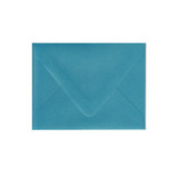 Imperfect A2 Euro Flap Peacock Teal Envelope - Surface Texture