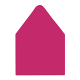 A9 Euro Flap Envelope Liners Hot Pink