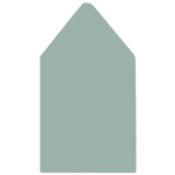 6.5 SQ Euro Flap Envelope Liners Dusty Sage