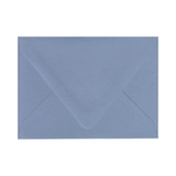 Imperfect A7 Euro Flap New Blue Envelope - Cut Variation