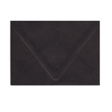 Imperfect A7.5 Euro Flap Ebony Black Envelope - Cut Variation