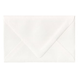 Imperfect A9 Euro Flap Snow White Envelope - Cut Variation