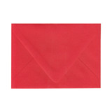 Imperfect A7 Euro Flap Bright Red Envelope - Cut Variation