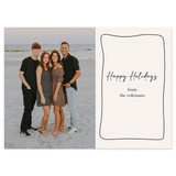 Simple Happy Holidays - Christmas Card