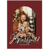 Joy To The World Arch - Christmas Card