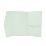 Signature A7 Pocket Invitation Powder Green