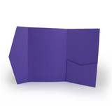 Signature A7 Pocket Invitation Purple
