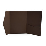 Signature Plus Pocket Invitation Brown