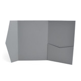 Signature Plus Pocket Invitation Real Grey