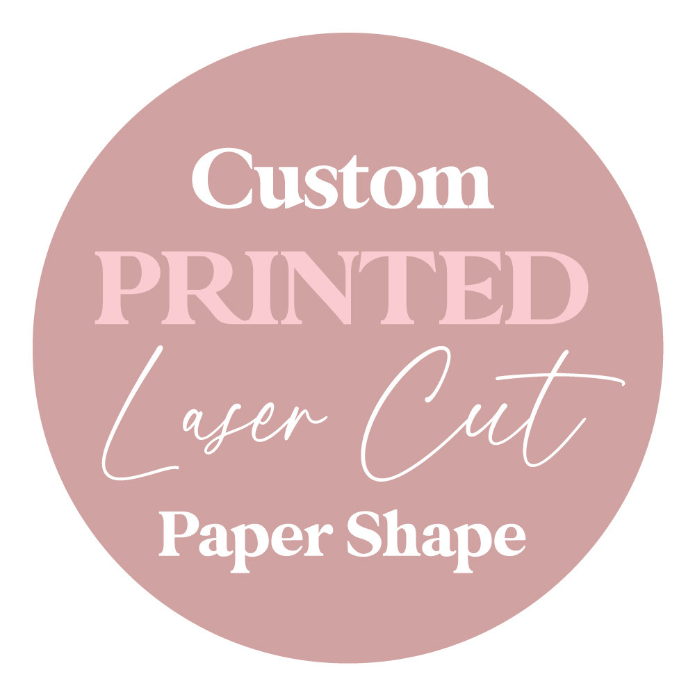 Laser Cut Paper Shapes & Tags Cards & Pockets