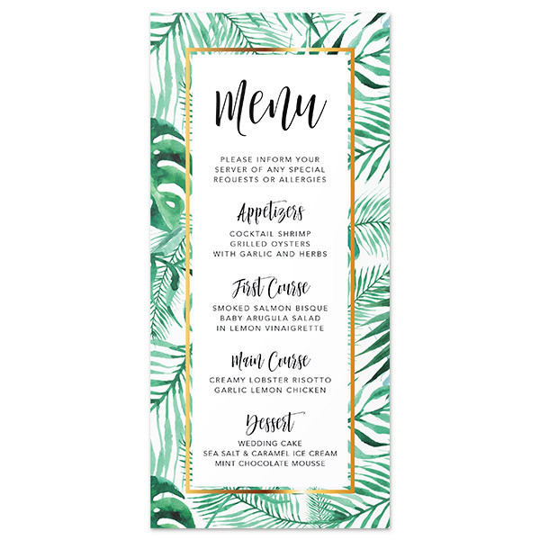 Printing - Customizable Templates - Menus - Design / Edit Templates ...