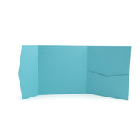 Perfetto Pocket Invitation Turquoise