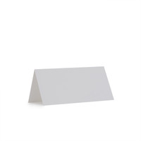 2 x 4 Folded Cards White