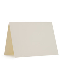 5 x 7 Folded Cards Cream