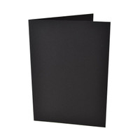 5 x 7 Folded Cards Ebony Black